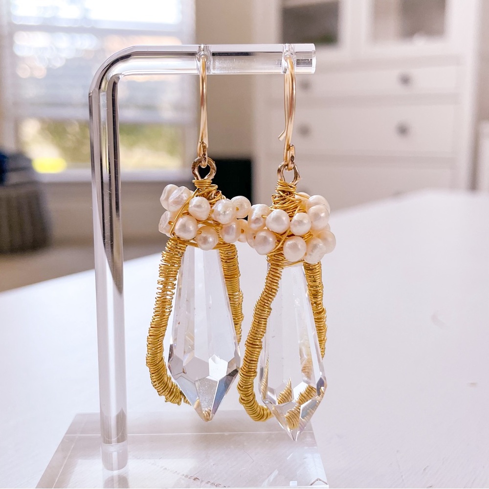 Glass Charm Earrings